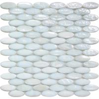 CA208 / Elipse White Glass Mosaic Mystic Collection