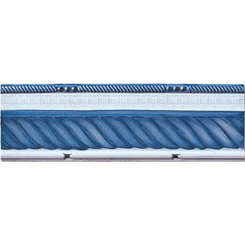 Mystic Collection - 8 x 25 cm Tuna Mavi Seramik Bordür