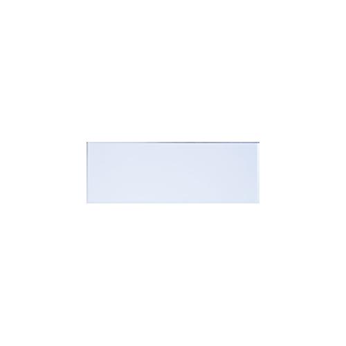 7 X 21 CM STRAIGHT WHITE - Q-DEKOR