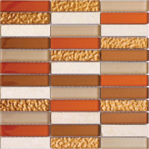 MI039 / 23x98x8 mm Glass Mosaic Mystic Collection