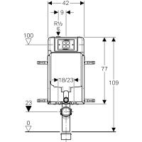 GEBERIT  Gömme Rezervuar Alpha-8cm-Kombifix  110.174.00.1