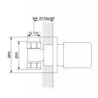NEWARC Master Ankastre Stop Valf 187632
