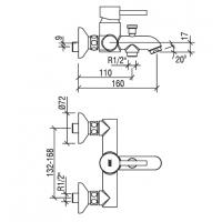 NSK Miniliada Banyo Bataryası Krom N2039602