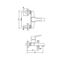 Nsk Visia Plus Banyo Bataryası Krom N2035502