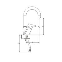 Nsk Visia Plus Kuğu Lavabo Bataryası Krom N3011502