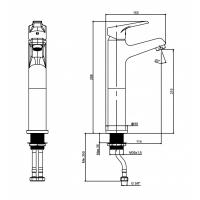 Nsk Visia Plus Yüksek Lavabo Bataryası Krom N3012702