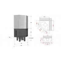 Hürsan HPHC 100 Odunlu Şömine (Prizmatik Hazneler)