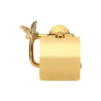 BUTTERFLY KAPAKLI TUVALET KAĞITLIK 3514K-8-3019 24 Ayar Altın - Beyaz - VISTA DORO