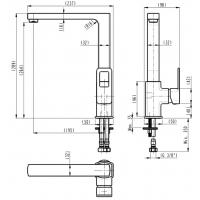 BIEN Salvo Plus Colours - Eviye Bataryası (Döküm Çıkış Uçlu) - Krome - Rose Gold BE11065403