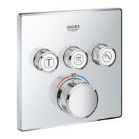 29126000 Grohtherm SmartControl Üç valfli akış kontrollü, ankastre termostatik duş bataryası - GROHE