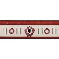 Mystic Collection - 8 x 25 cm Çelenk Kırmızı Seramik Bordür