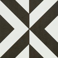 Seranit-20x20cm Parisian Siyah Dekor 3 Fon Mat 1. Kalite Seramik (Kutu Fiyatıdır)