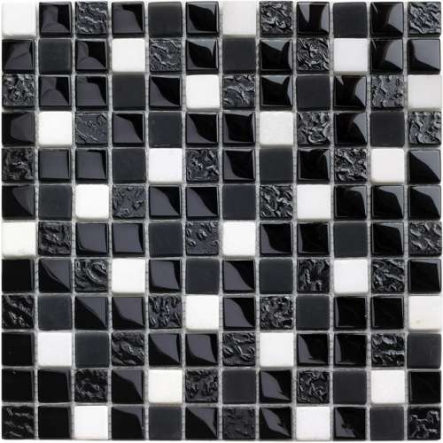 EU001 / 23x23x8 mm Glass Mosaic Mystic Collection