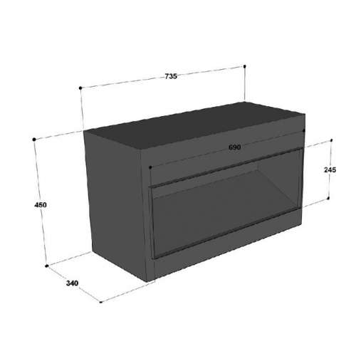 Dimplex Opti V Single Elektrikli Şömine