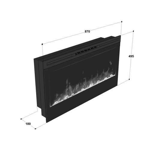 Dimplex Prism 34 Elektrikli Şömine