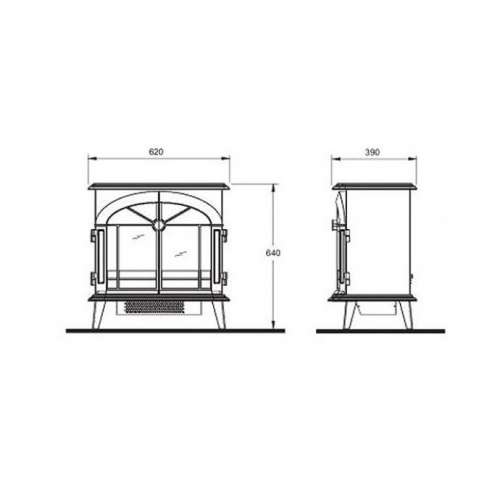 Dimplex Stockbridge Elektrikli Şömine