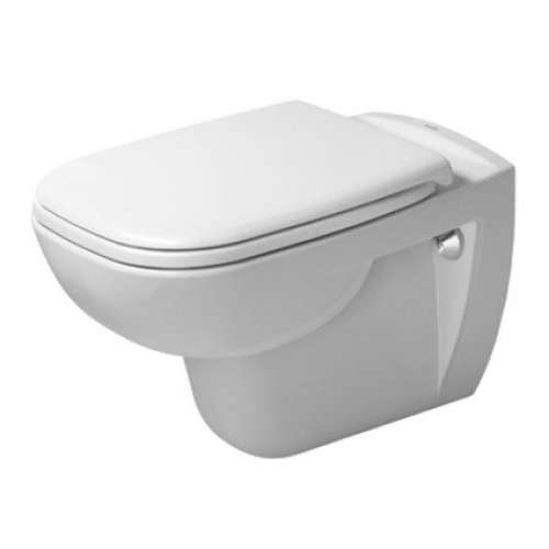 Duravit D-Code Rimless (Kanalsız) Asma Klozet 45703920A1 - Soft Klozet Kapağı Dahil 0067390095
