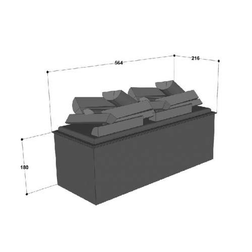 Dimplex CASSETTE 600 Elektrikli Şömine