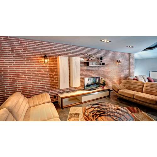 KÜLTÜR TAŞI KÖŞE Roman B07DR Dark Red - STONEWRAP