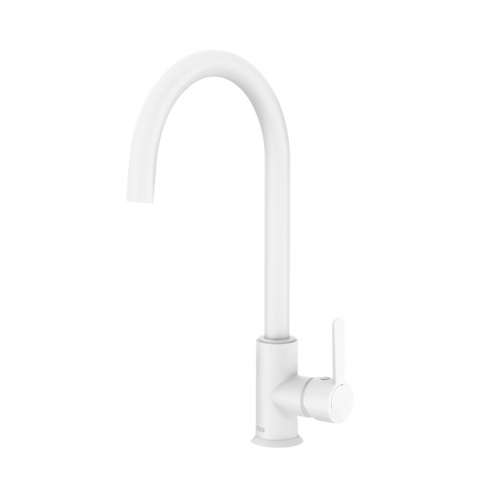 Roca Mencia Döner Çıkış Uçlu Eviye Bataryası Beyaz A5A7409B00