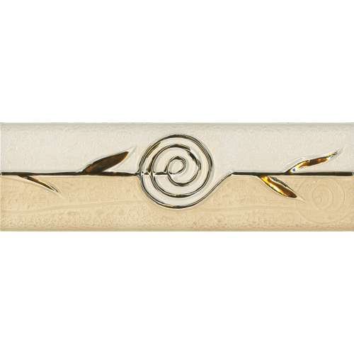 Mystic Collection - 8 x 25 cm Orion Bej Seramik Bordür