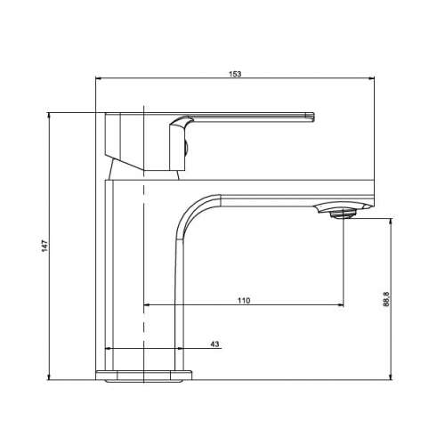 Nsk Geo Lavabo Bataryası Krom N3014902