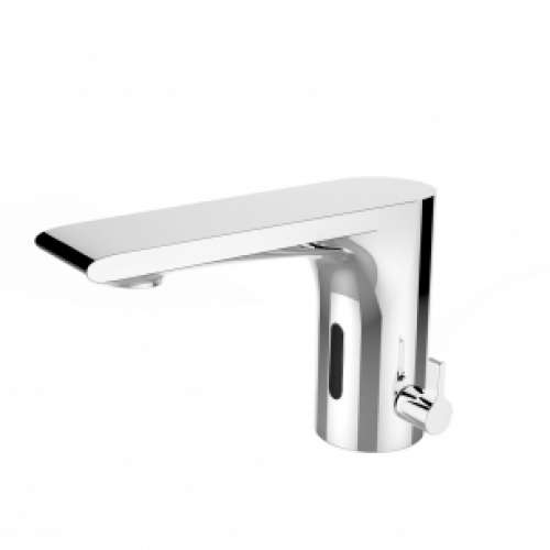 Nsk Hybrid Fotoselli Lavabo Bataryası (Çift Su Girişli - Elektrikli+Pilli) Krom N2100802