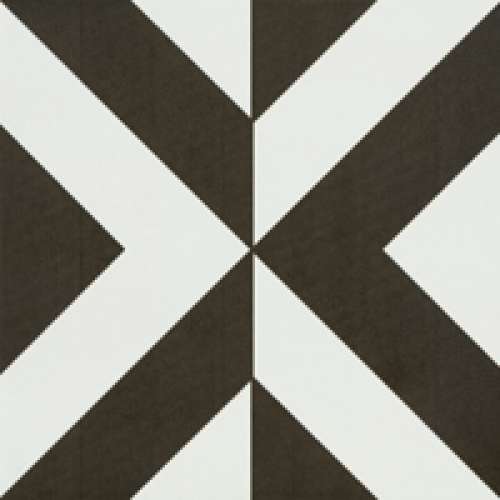 Seranit-20x20cm Parisian Siyah Dekor 3 Fon Mat 1. Kalite Seramik (Kutu Fiyatıdır)