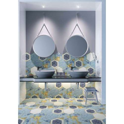 Seranit-20x23cm Nikea Mavi Mat 1. Kalite Seramik (Kutu Fiyatıdır)