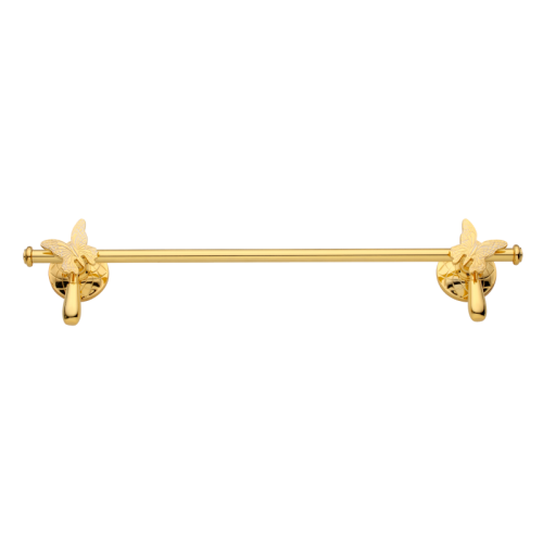 BUTTERFLY UZUN HAVLULUK 3513-8-3019 24 Ayar Altın - Beyaz - VISTA DORO